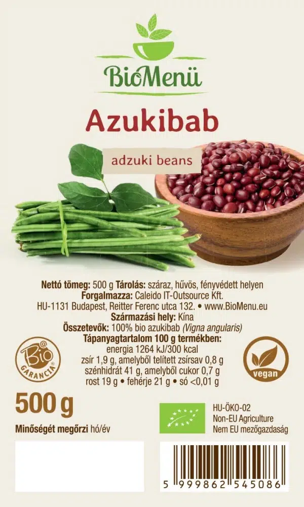 Biomenü Bio AZUKIBAB - 500g - Image 2