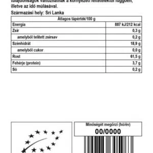 Biomenü Bio őrölt ceyloni fahéj - 250g - Image 2