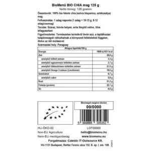 Biomenü Bio Chia mag - 125g - Image 2