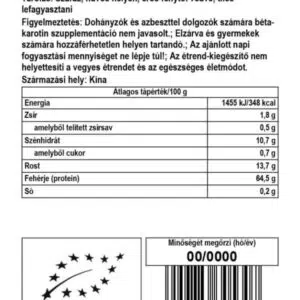 Biomenü Bio chlorella algapor - 250g - Image 2