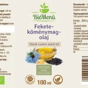 Biomenü Bio Feketeköménymag-olaj - 100ml - Image 2