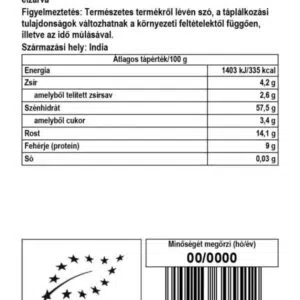 Biomenü Bio őrölt gyömbér - 60g - Image 2