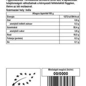 Biomenü Bio őrölt kurkuma - 60g - Image 2