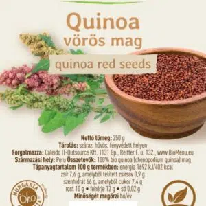 Biomenü Bio Quinoa vörös mag - 250g - Image 2