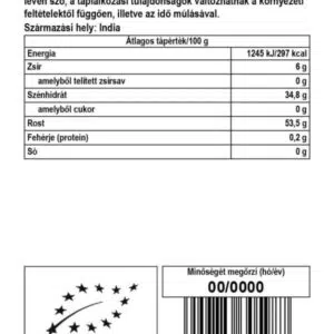 Biomenü Bio útifűmaghéj - 125g - Image 2