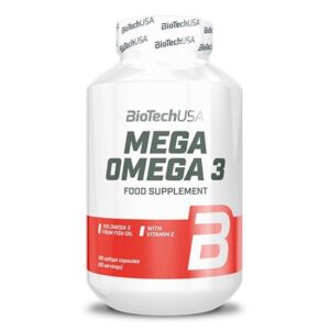 BioTech USA Mega Omega-3 gélkapszula - 180db