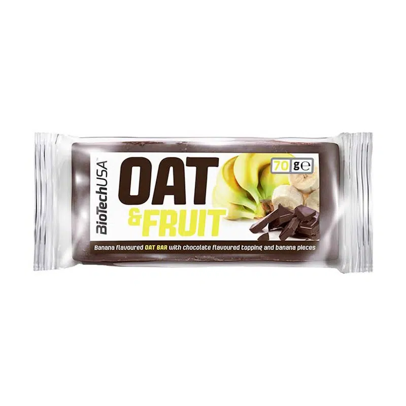 BioTech USA Oat & Fruit csoki-banán szelet - 70g