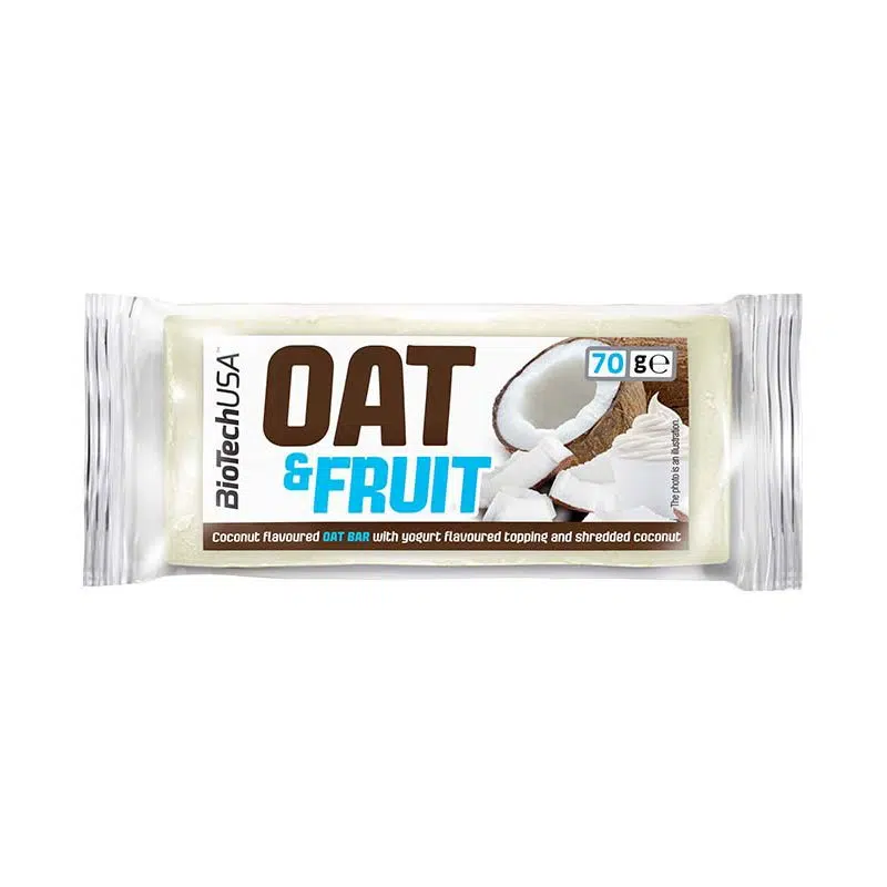 BioTech USA Oat & Fruit kókusz-joghurt szelet - 70g