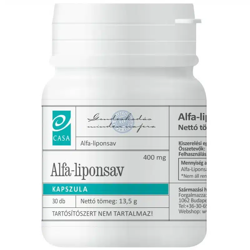 Casa Alfa-Liponsav kapszula - 30db