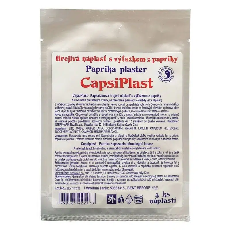 Dr. Chen paprika hőtapasz - 4db