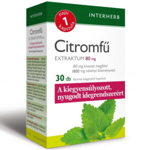 Interherb Napi 1 Citromfű extraktum kapszula - 30db