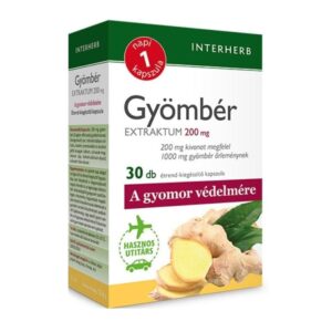 Interherb Gyömbér extraktum kapszula - 30db