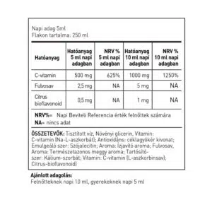 LipoCell C-vitamin ital - 250ml - Image 2