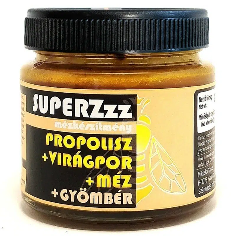 Mézzz SUPERZzz Gyömbéres - mézkészítmény - 250g