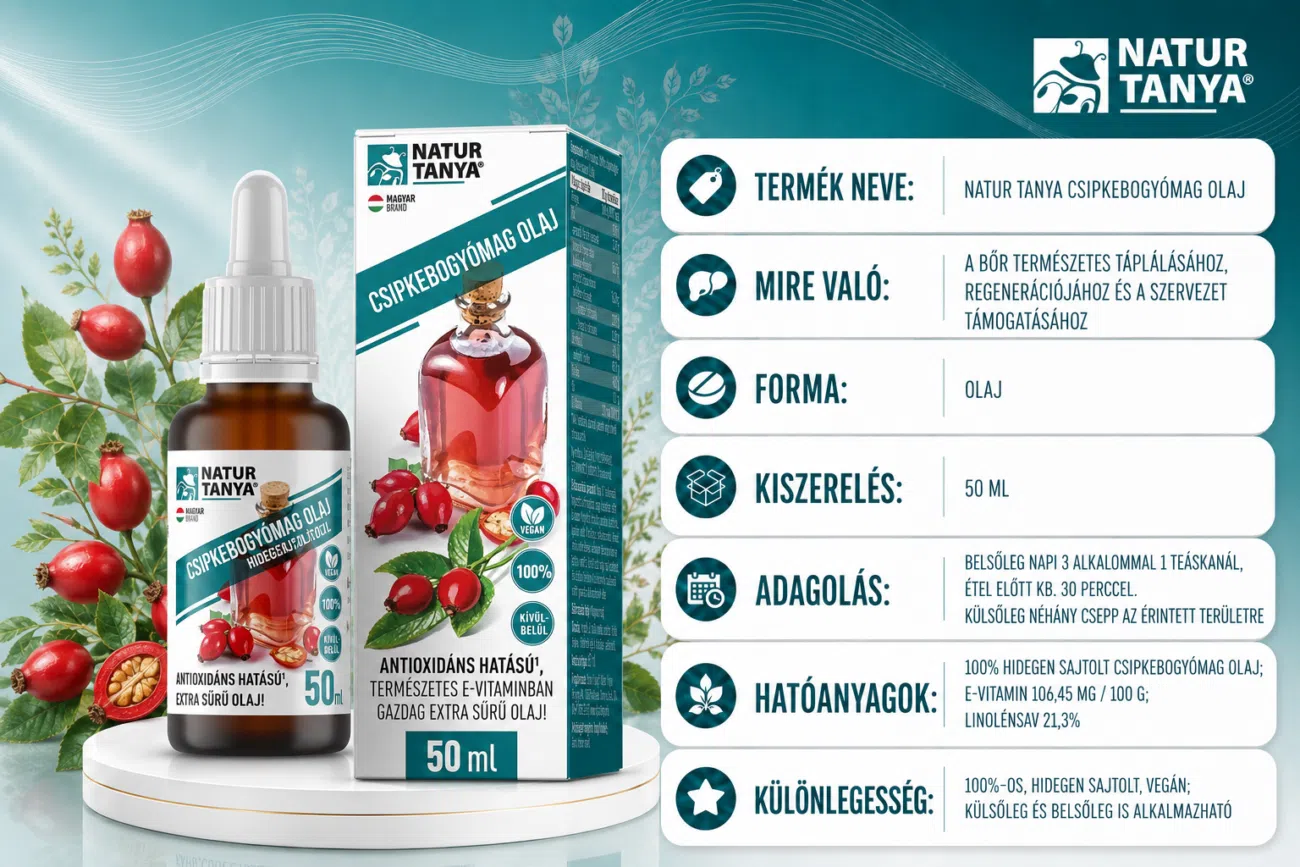 Natur Tanya Csipkebogyómag olaj