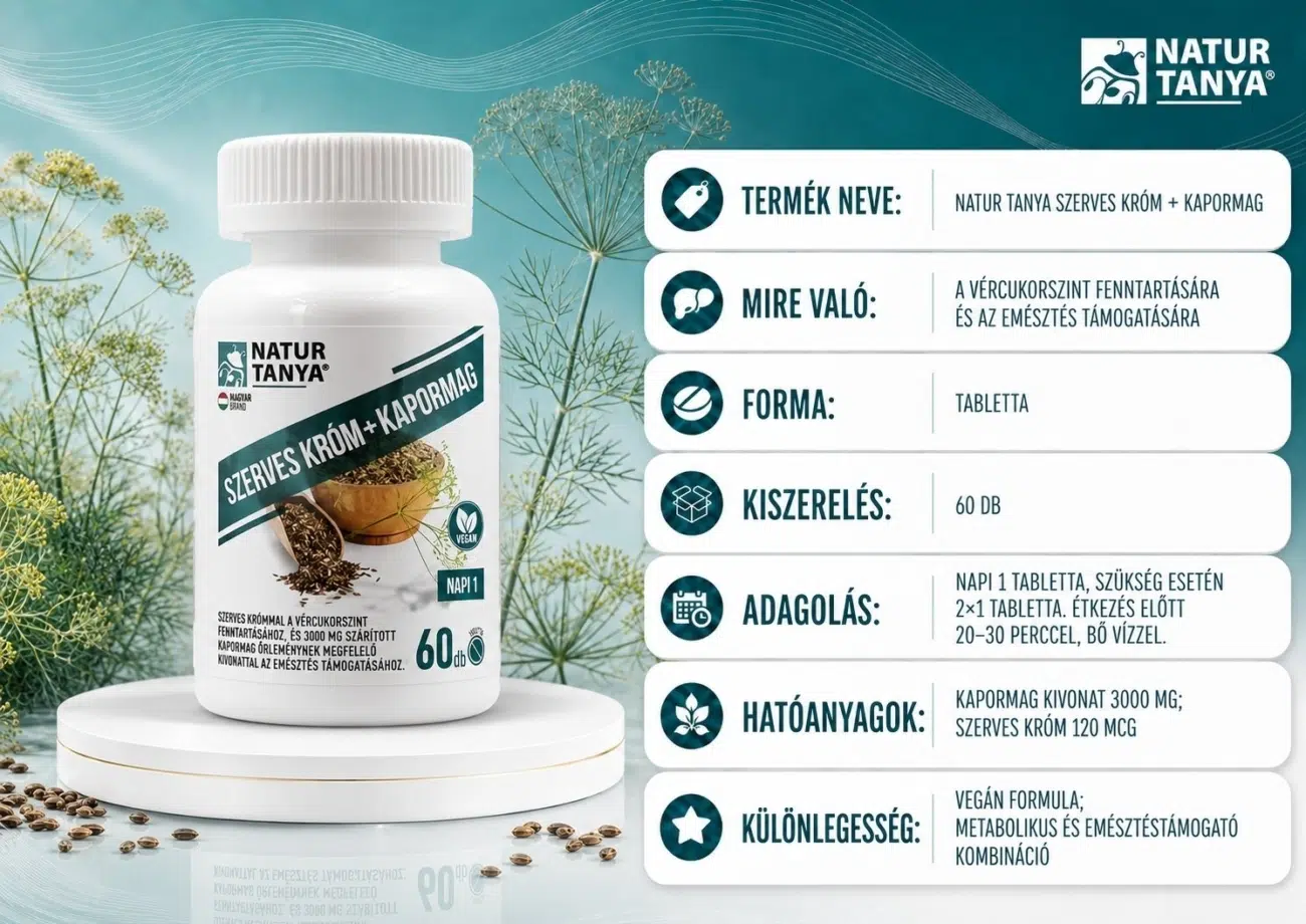 Szerves Króm+Kapormag