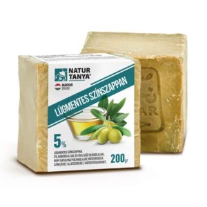 Natur Tanya-Najel Lúgmentes színszappan - 5% Babérfaolaj és 95 % Olívaolaj - 200g