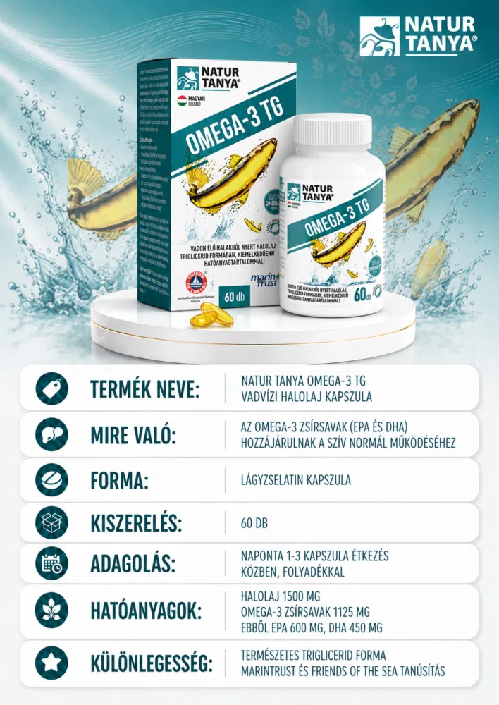 Natur Tanya Omega-3 TG - Vadvízi halolaj