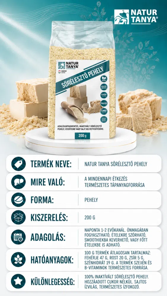 Natur Tanya Sörélesztő pehely - 200g