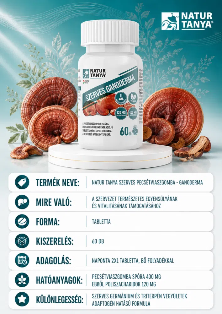 Szerves Pecsétviaszgomba - Ganoderma