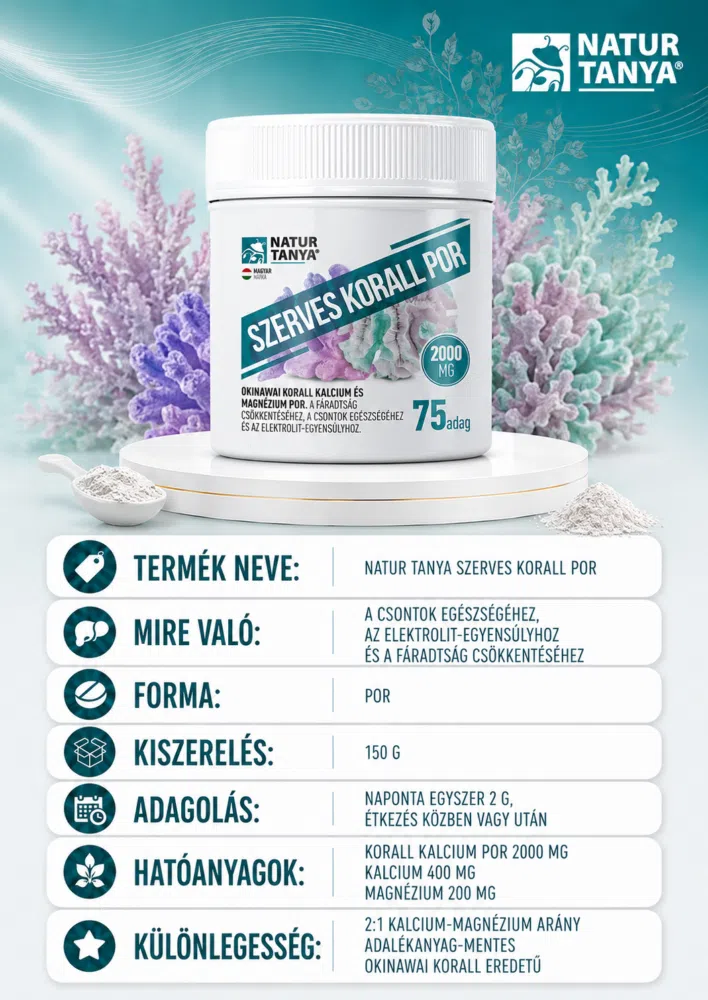 Natur Tanya Szerves korall por 75 adag