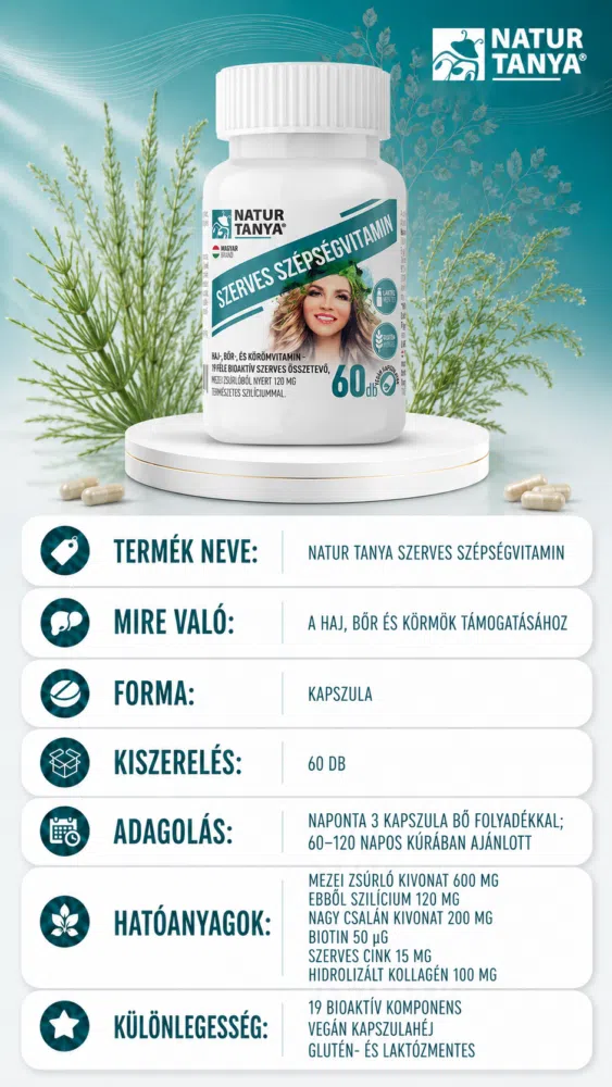 Szerves szépségvitamin