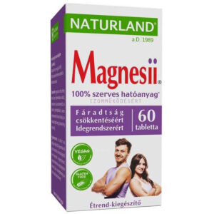 Naturland Magnesii - Magnézium tabletta - 60db