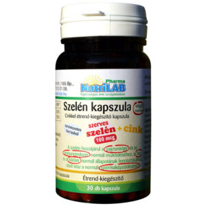 Nutrilab Szelén cinkkel kapszula - 30db