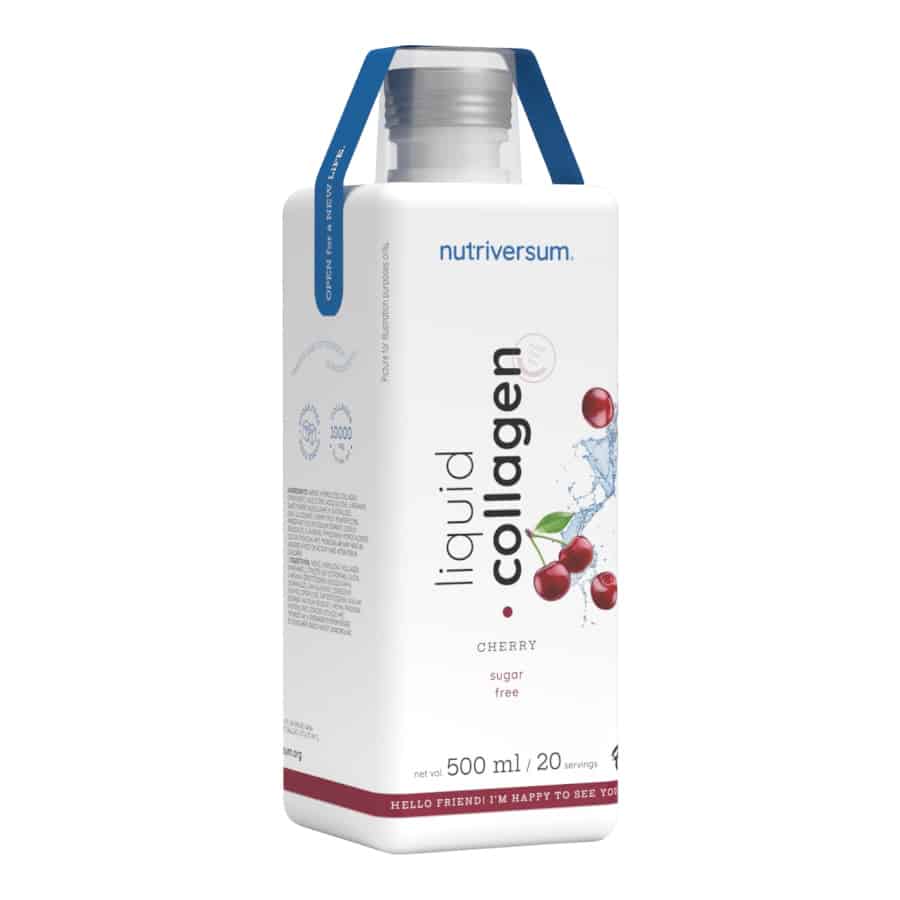 Nutriversum FLOW Collagen Liquid 10.000mg Sugar Free cherry - 500ml