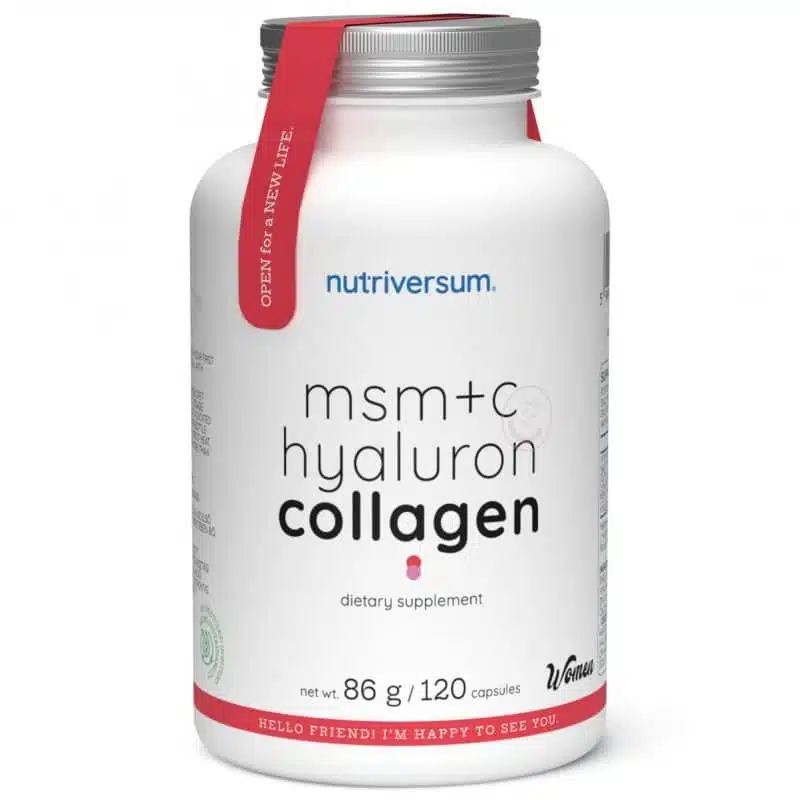 Nutriversum Women - MSM+C Hialuron Kollagén - 120db