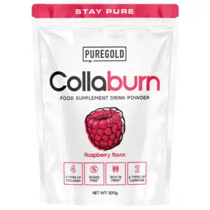 Pure Gold CollaBurn Raspberry - málna ízű italpor - 300g