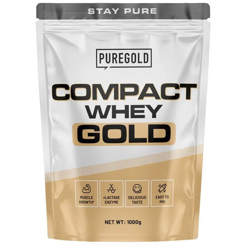Pure Gold Compact Whey Gold eperfagylalt ízű fehérjepor - 1000g