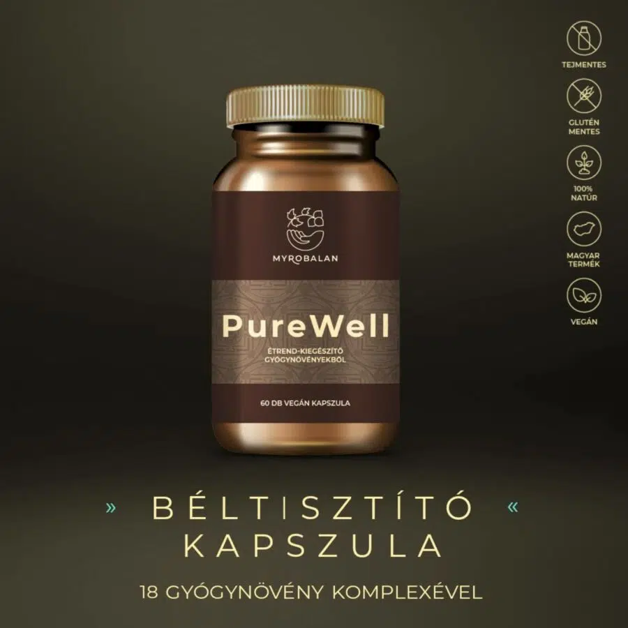 Myrobalan PureWell béltisztító kapszula - 60db
