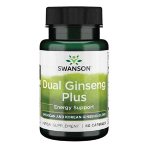 Swanson Dual Ginseng (Ginzeng) Plus kapszula - 60db