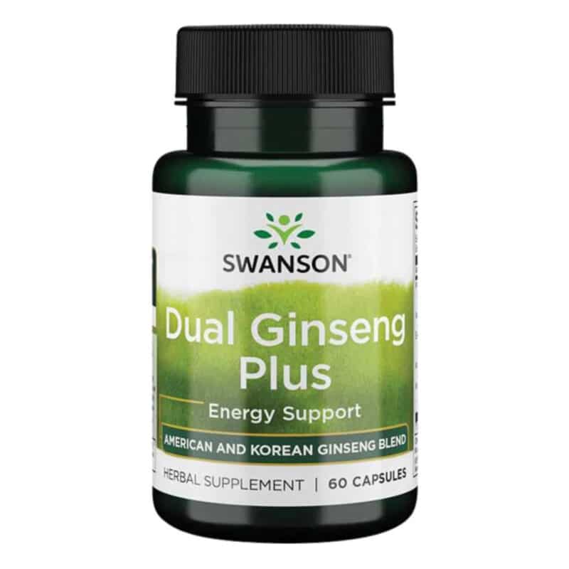 Swanson Dual Ginseng (Ginzeng) Plus kapszula - 60db