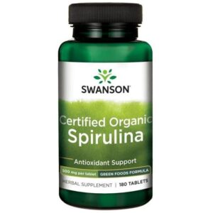 Swanson Spirulina alga tabletta - 180db