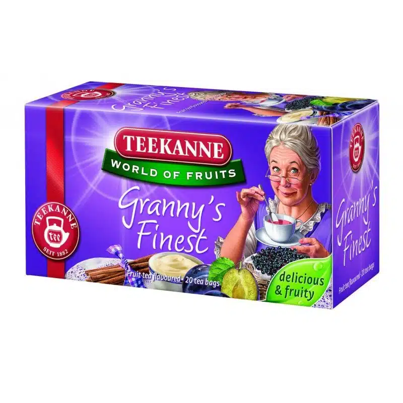 Teekanne Granny's finest szilvás tea - 20 filter