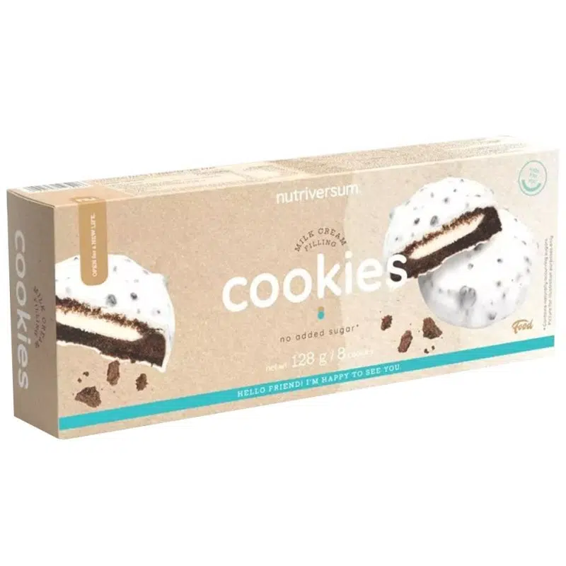 Nutriversum FOOD Cookies milk cream filling - 128g