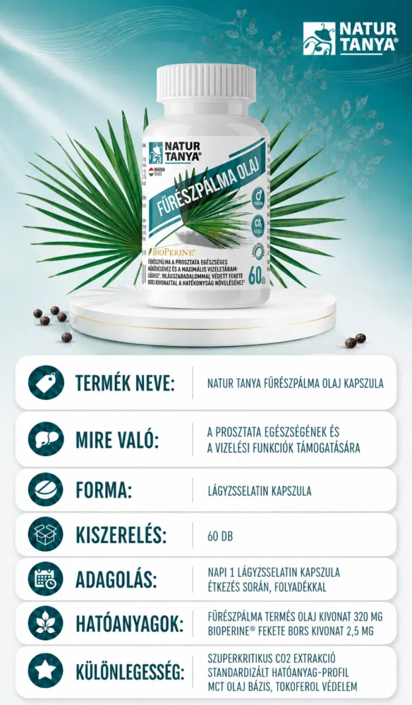 Natur Tanya Fűrészpálma olaj kapszula
