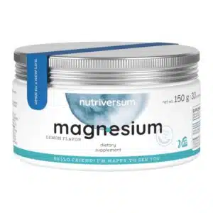 Nutriversum Megnézium citrom ízű italpor - 150g