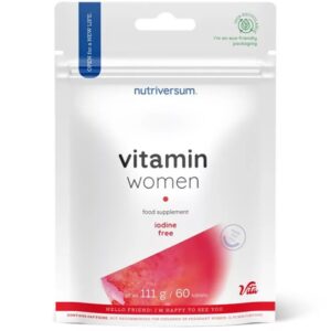 Nutriversum Vitamin Women Jód mentes tabletta – 60db