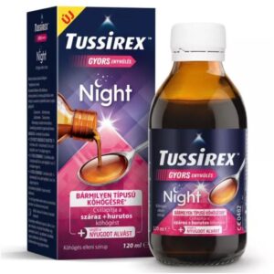 Tussirex Night Köhögés elleni szirup