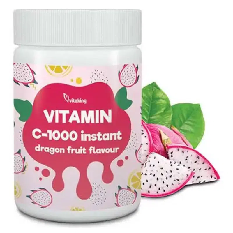Vitaking Instant C-vitamin 1000mg sárkánygyümölcs ízű italpor