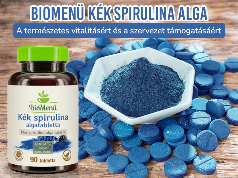 Méregtelenítés, immunerősítés és energia egyben: spirulina! - Biomenü Bio Kék Spirulina alga tabletta