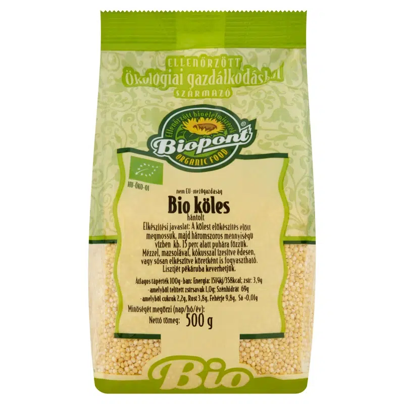 Biopont Bio Hántolt Köles - 500g