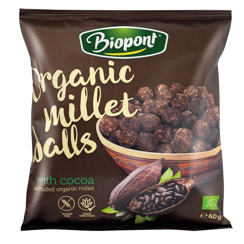 Biopont Extrudált kölesgolyó kakaós - 60g
