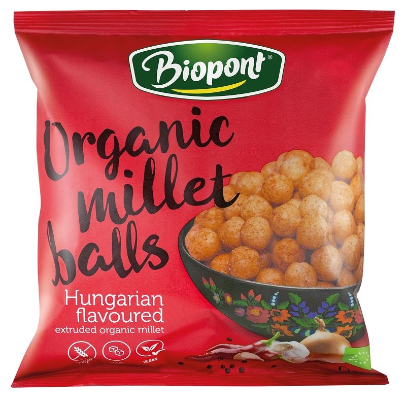 Biopont Extrudált kölesgolyó, magyaros ízesítésű - 75g