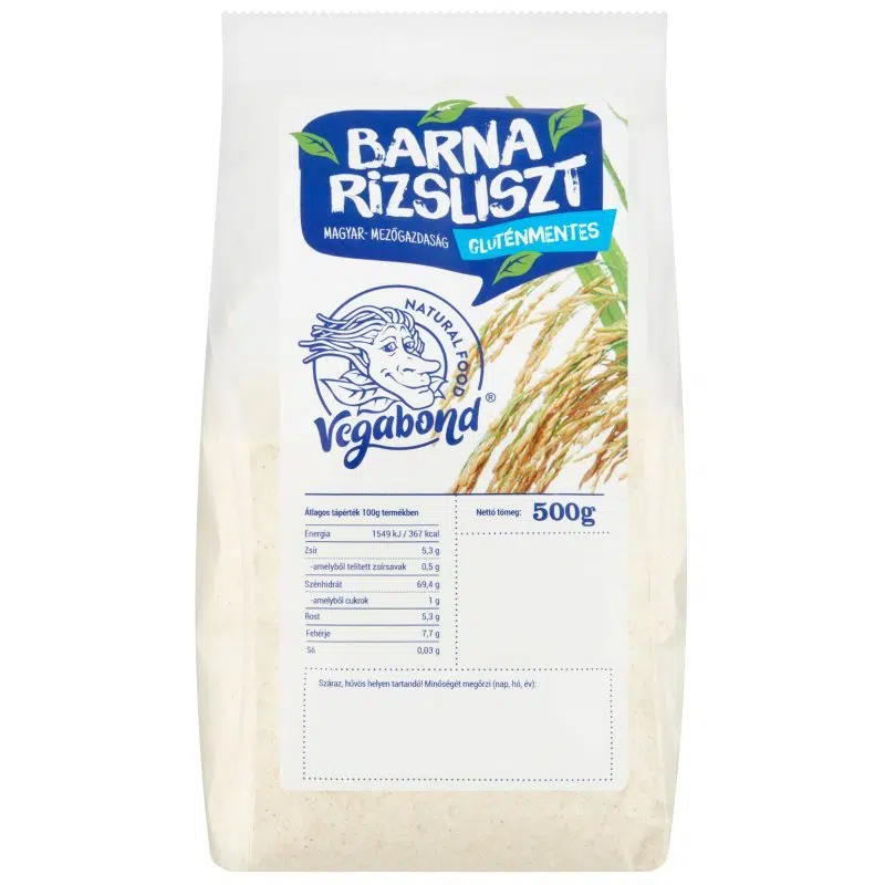 Biopont Vegabond Barna rizsliszt - 500g