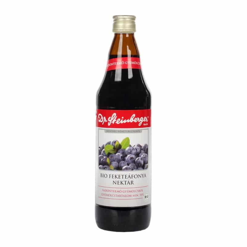 Dr. Steinberger BIO feketeáfonya nektár - 750ml