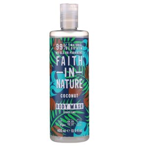 Faith in Nature Kókusz tusfürdő és habfürdő - 400ml